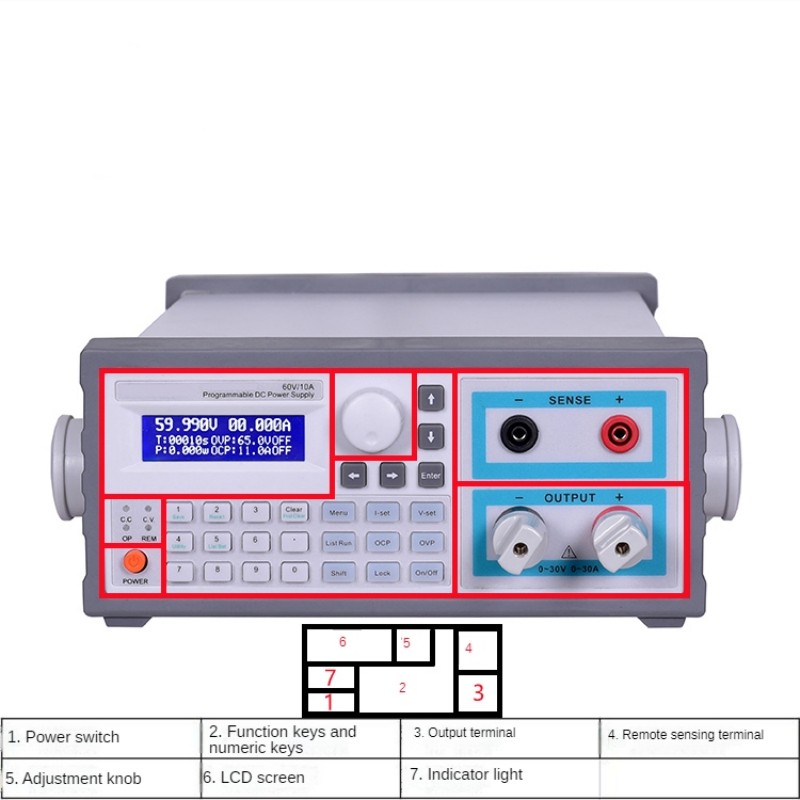 Switching Dc Power Supply 300V 1A - 실험실용으로 조절 가능한 30V, 60V, 150V,