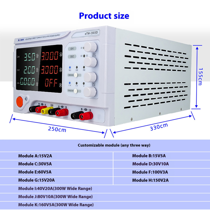 데스크탑 리니어 전원 공급 장치 4자리 30V 듀얼 트 - Dual Channel Linear Power Supply 30V 5A 리뷰 및 가격